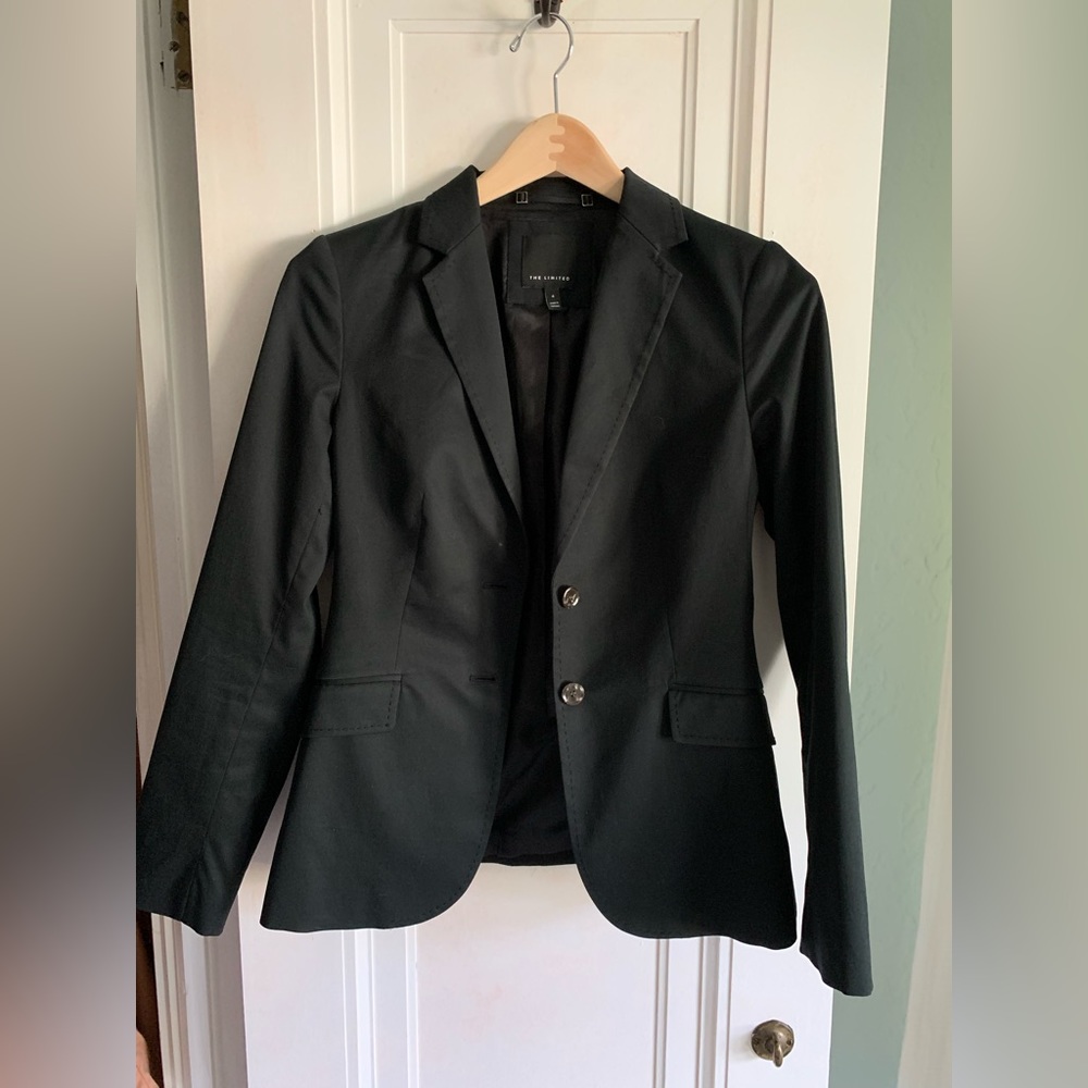 The Limited Black Fitted Blazer US Size 4